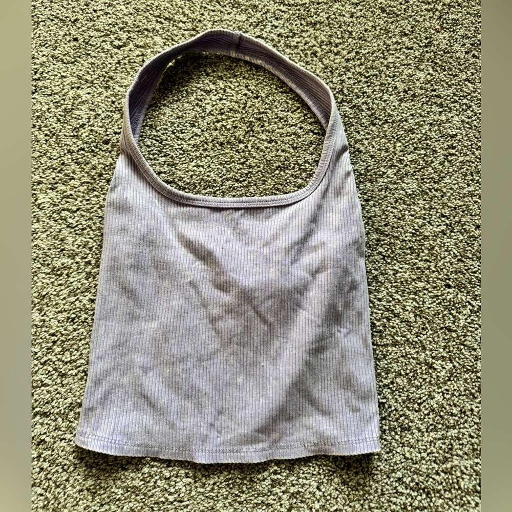Sale🎉Wild Fable Purple Crop Halter Top